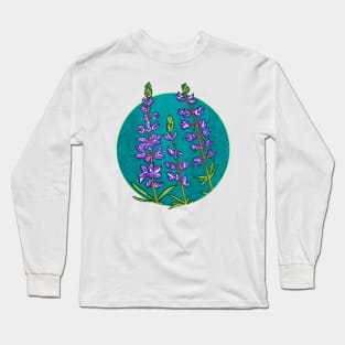 SHOWY GROWY Silver Lupine Long Sleeve T-Shirt